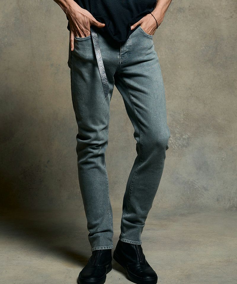 wjk】【予約販売3月上旬～中旬入荷】 slim banana denim バナナデニム