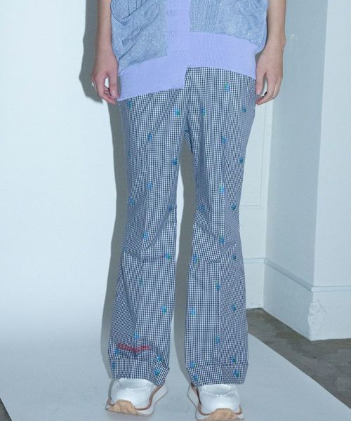 BODYSONG. リバーシブルパンツ デニム・オリーブ BODYSONG. リバーシブルパンツ デニム・オリーブ