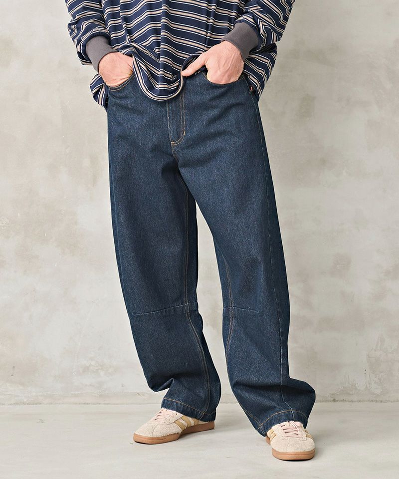 qung デニム SEQUENZ（シークエンズ）】sqnz washed curve denim pants / カーブ