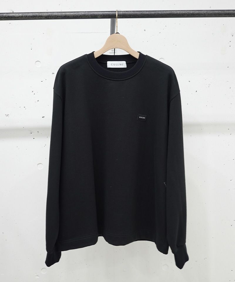 30%OFF【CULLNI(クルニ)】French Terry Embroidery Patch Long Sleeve