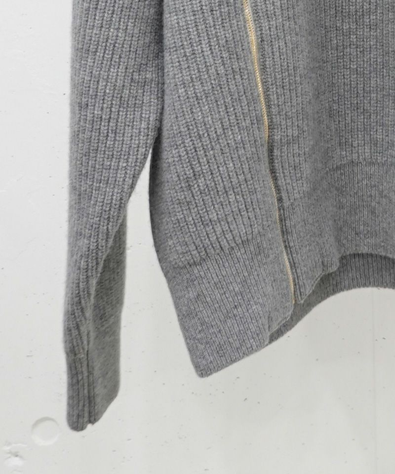 30%OFF【CULLNI(クルニ)】Double Zip Up Crew Neck Knit ニット(25-AW