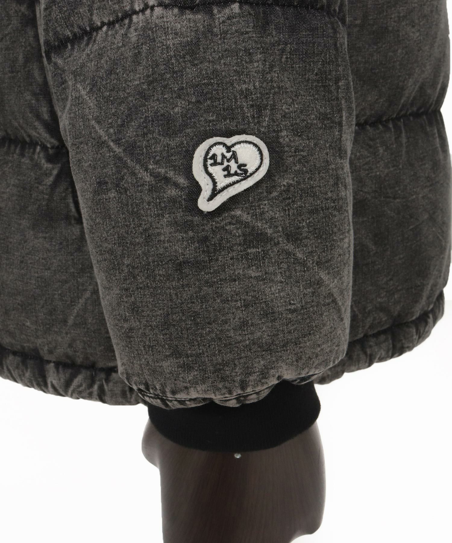 1minute 1second(ワンミニットワンセカンド)】denim down jacket with