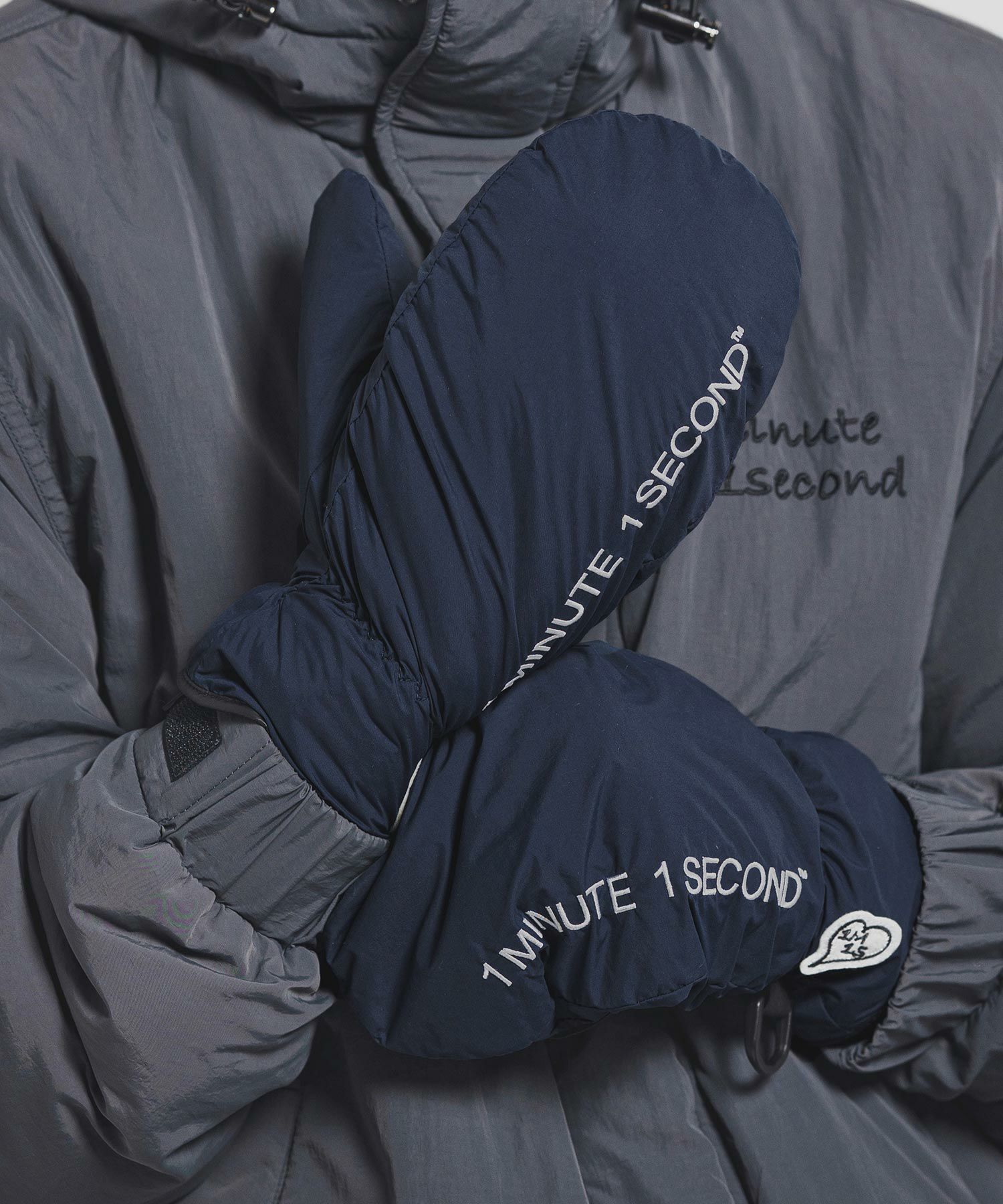 1minute 1second(ワンミニットワンセカンド)】1M1S mitten gloves