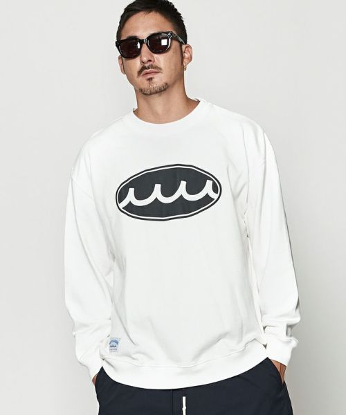 【ACANTHUS(アカンサス)】【予約販売3月中旬～下旬入荷】 Aging Circle Logo Crewneck スウェット(MA2611)
