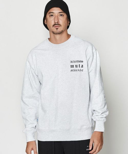 【ACANTHUS(アカンサス)】【予約販売2月中旬～下旬入荷】 Old Logo Crewneck スウェット(MA2632)