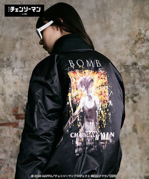 【glamb(グラム)】【予約販売1月上旬～中旬入荷】Bomb Bomber Jacket ボムボンバージャケット(GB0425-CM02)