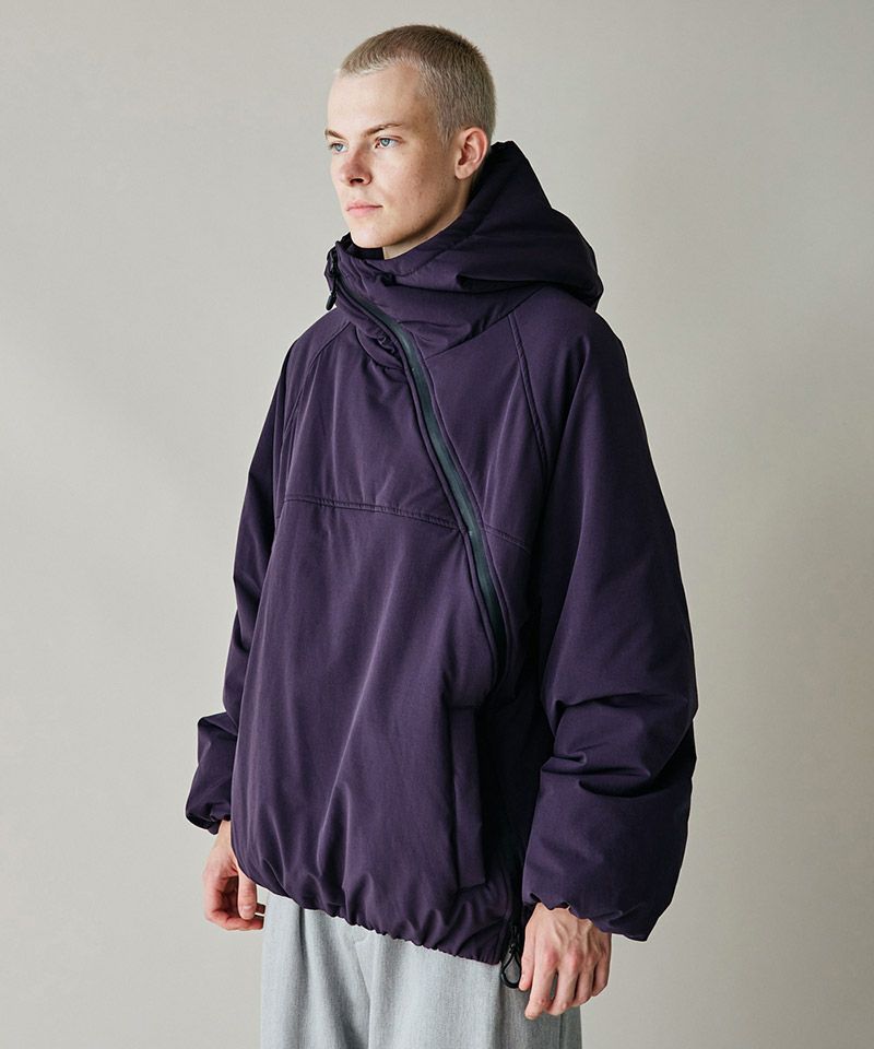 rehacer(レアセル)】Twist Line Shell Jacket 中綿フードブルゾン