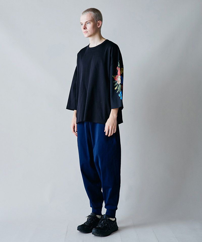 rehacer レアセル サルエルパンツ ベージュ rehacer パンツ : Over Drape Sarouel Pants Made in Japan