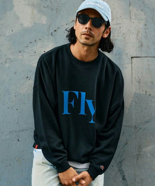 【Chester(チェスター)】【予約販売3月上旬～中旬入荷】  10.0oz Fly LOGO クルーネックスウェット -Fly-(90007)