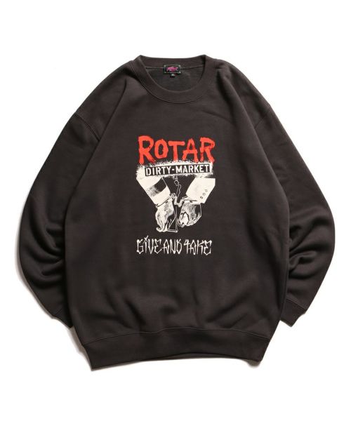 【ROTAR(ローター)】【予約販売11月中旬～下旬入荷】DIRTY MARKET SWEAT スウェット(rt2577217)