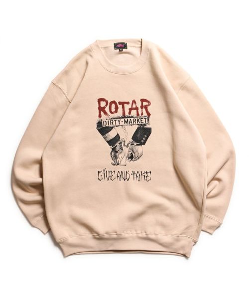 【ROTAR(ローター)】【予約販売11月中旬～下旬入荷】DIRTY MARKET SWEAT スウェット(rt2577217)