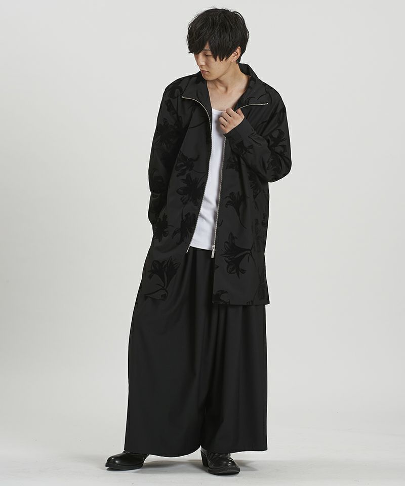 30%OFF【NO ID.(ノーアイディー)】 ZIPﾛﾝｸﾞSH シャツ(457006-043S