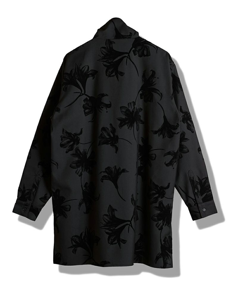 30%OFF【NO ID.(ノーアイディー)】 ZIPﾛﾝｸﾞSH シャツ(457006-043S