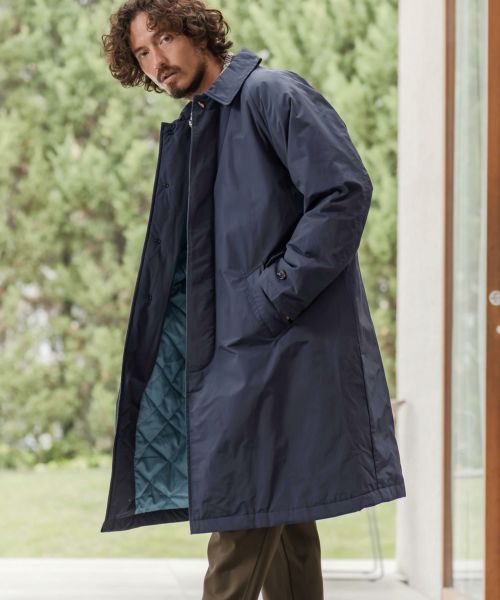 定価15万円　hevo 中綿コート　ステンカラーコート 新品未使用品56サイズ 定価15万円hevo 中綿コートステンカラーコート 新品未使用品56サイズ