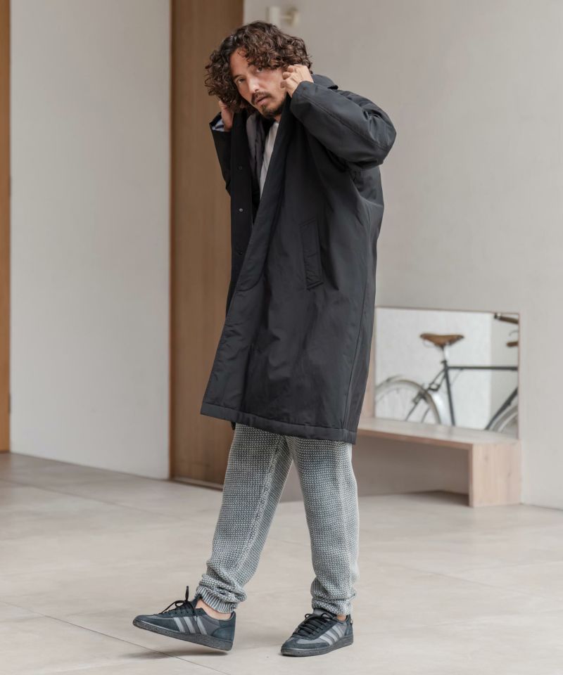 CAMBIO(カンビオ)】ロクヨンクロス中綿ステンカラーコート(CAM-7354