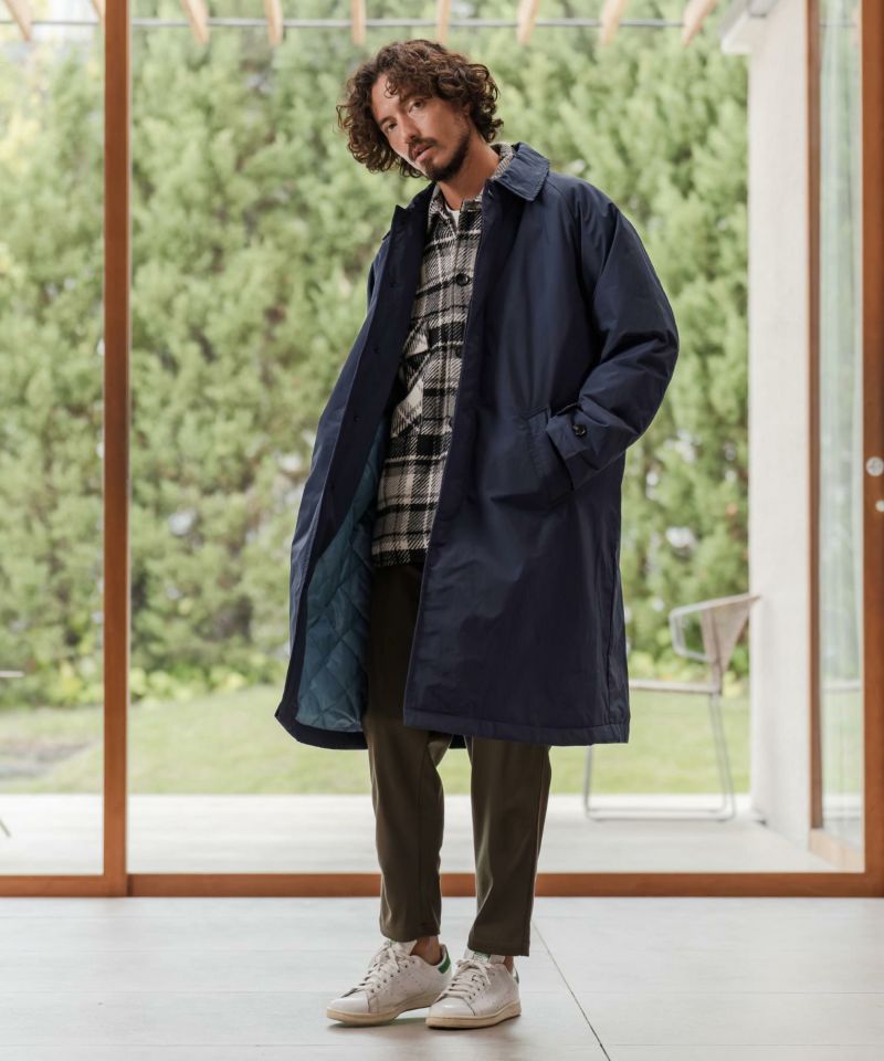 CAMBIO(カンビオ)】ロクヨンクロス中綿ステンカラーコート(CAM-7354