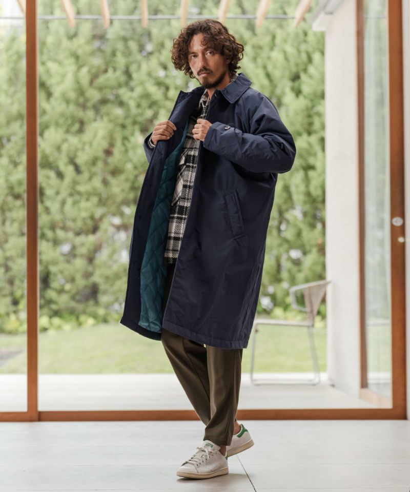 CAMBIO(カンビオ)】ロクヨンクロス中綿ステンカラーコート(CAM-7354