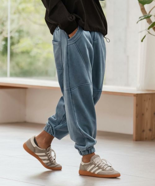 CAMBIO サルエルパンツ バルーン ワイドテーパード L デニム ジョガー CAMBIO サルエルパンツ バルーン ワイドテーパード L デニム