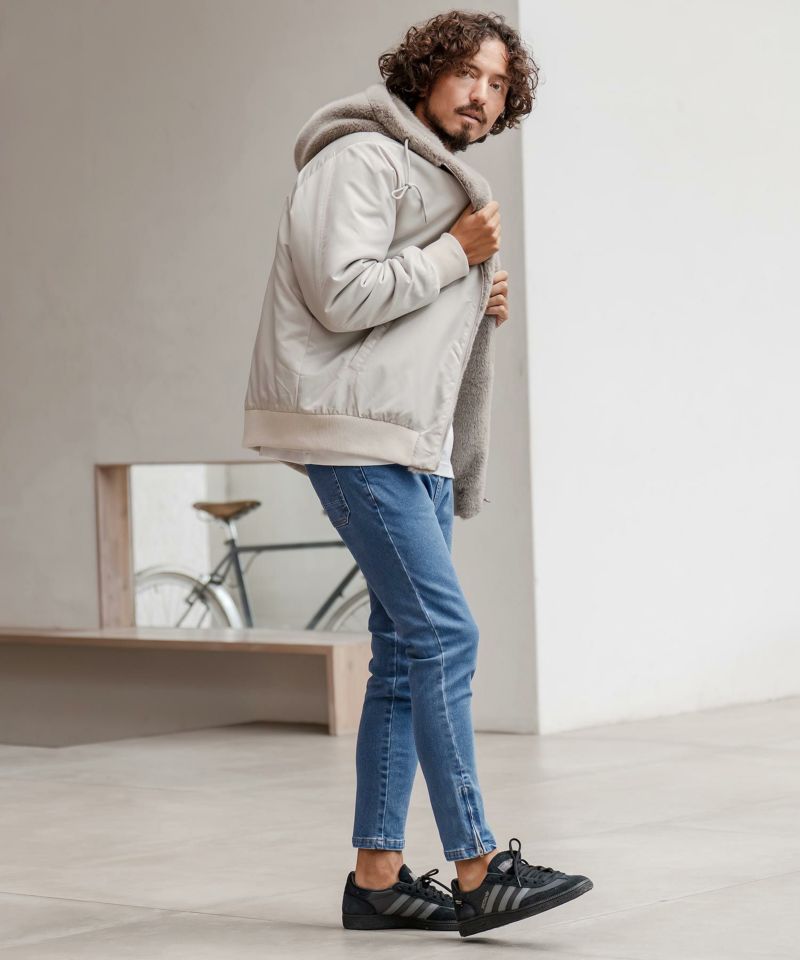 一部サイズカラー予約販売2月中旬～下旬入荷】【CAMBIO(カンビオ)】裾