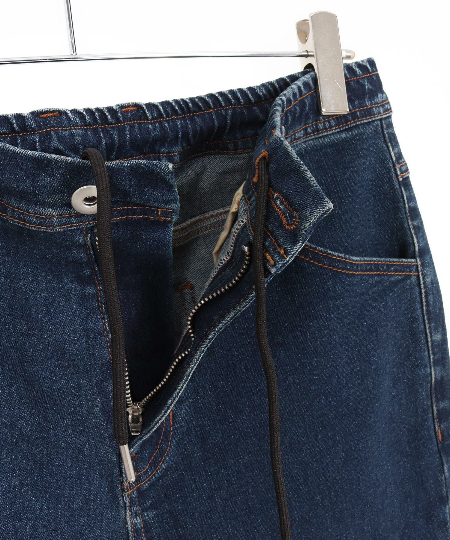 CAMBIO(カンビオ)】裾ZIPデニムテーパードパンツ(HLCM0221) | CAMBIO