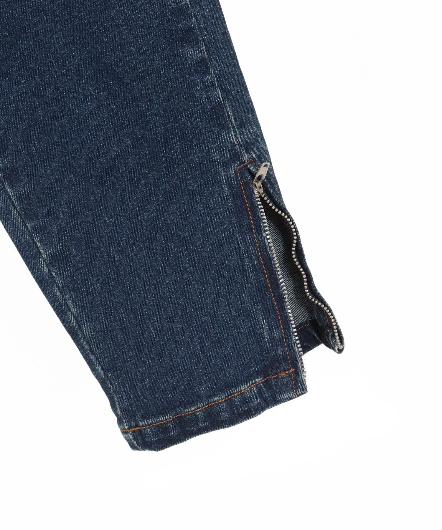 CAMBIO(カンビオ)】裾ZIPデニムテーパードパンツ(HLCM0221) | CAMBIO