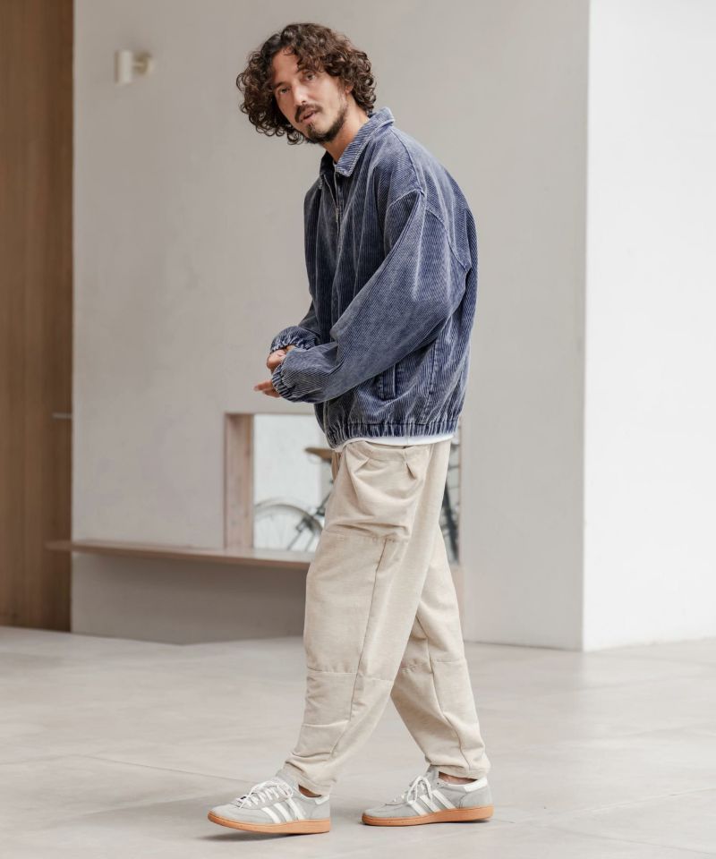 CAMBIO(カンビオ)】フェード加工コーデュロイZIPブルゾン | CAMBIO