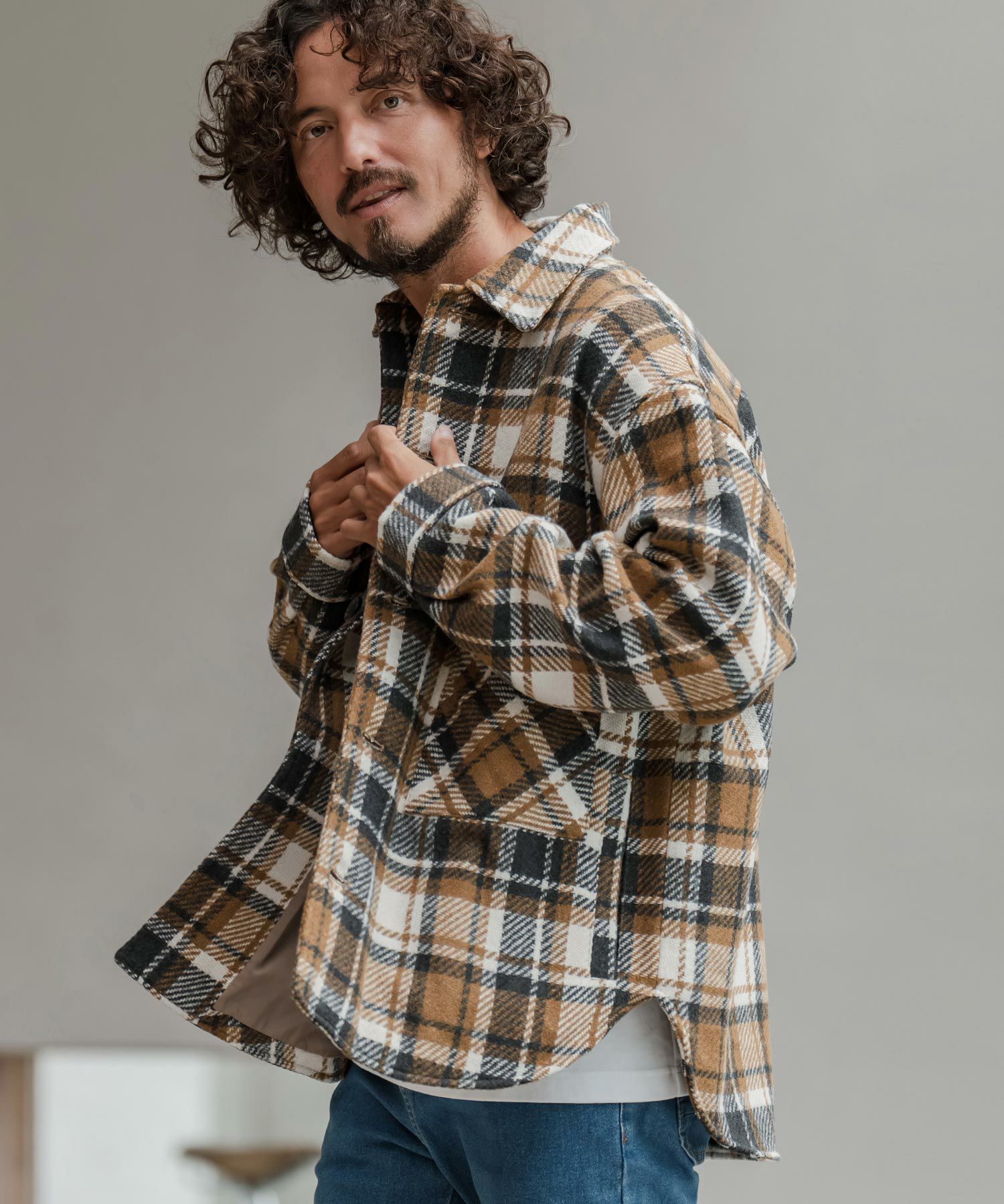 CAMBIO(カンビオ)】チェック柄CPOジャケット | CAMBIO カンビオ