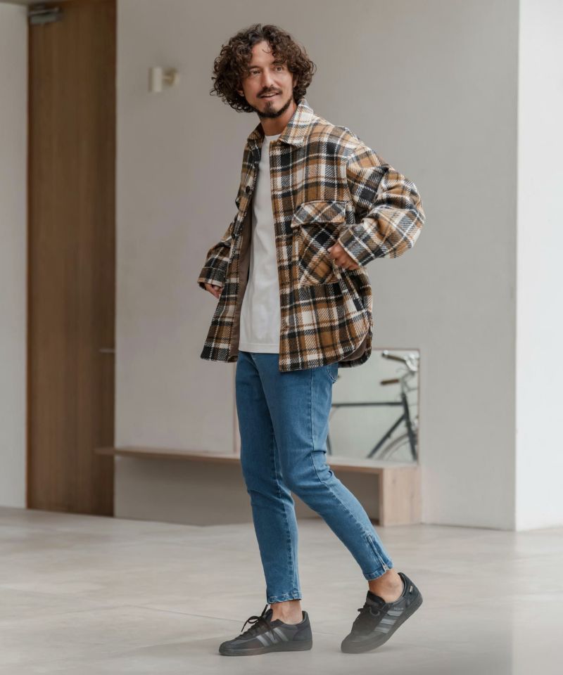 CAMBIO(カンビオ)】チェック柄CPOジャケット | CAMBIO カンビオ