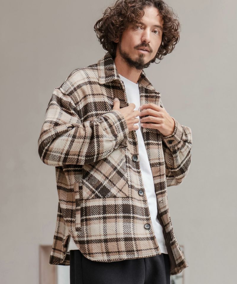 CAMBIO(カンビオ)】チェック柄CPOジャケット | CAMBIO カンビオ