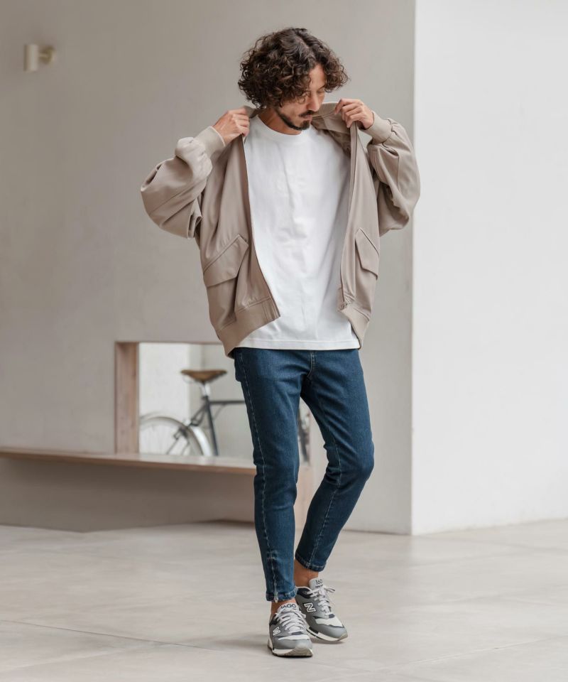 CAMBIO(カンビオ)】ルーズシルエットボンバーブルゾン | CAMBIO カンビオ