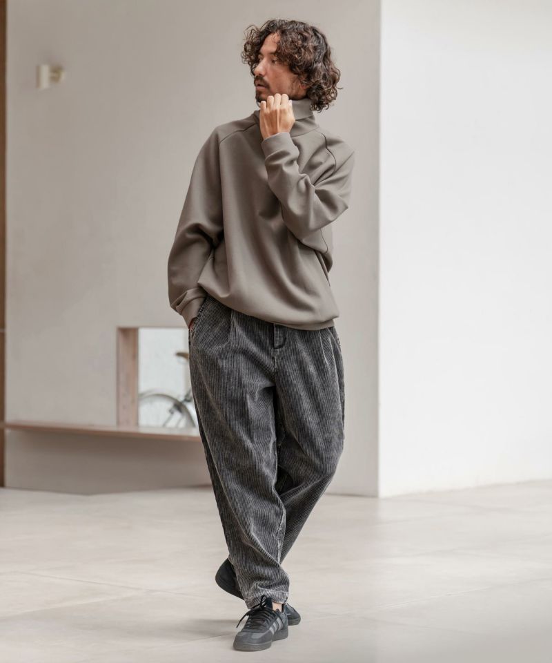 CAMBIO(カンビオ)】ルーズシルエットドルマンハイネックプルオーバー