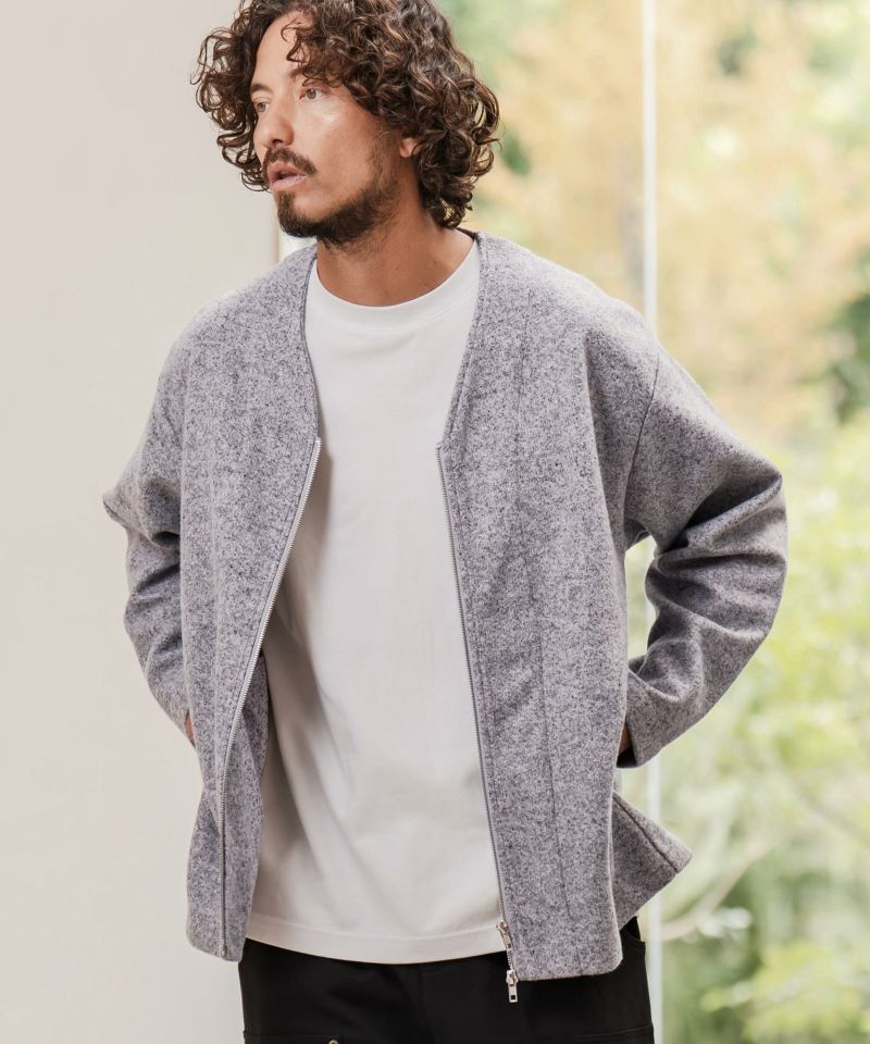 CAMBIO(カンビオ)】ZIPアップニットソーカーディガン | CAMBIO カンビオ