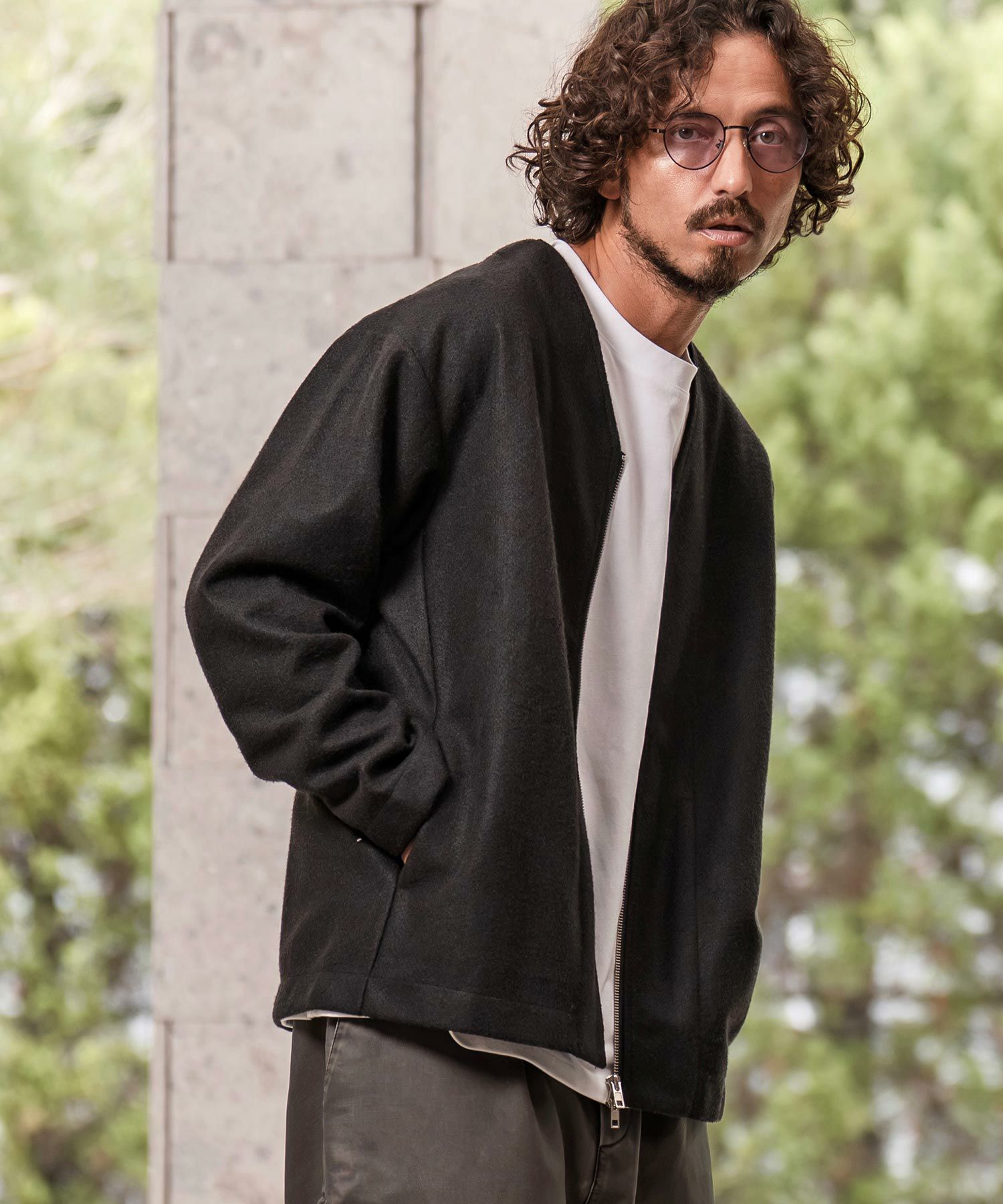 CAMBIO(カンビオ)】ZIPアップニットソーカーディガン | CAMBIO カンビオ