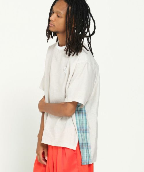 【STOF(ストフ)】【予約販売3月中旬～下旬入荷】 PEDESTRIAN SHIRT TEE 布帛Tシャツ(SF26SS-04)