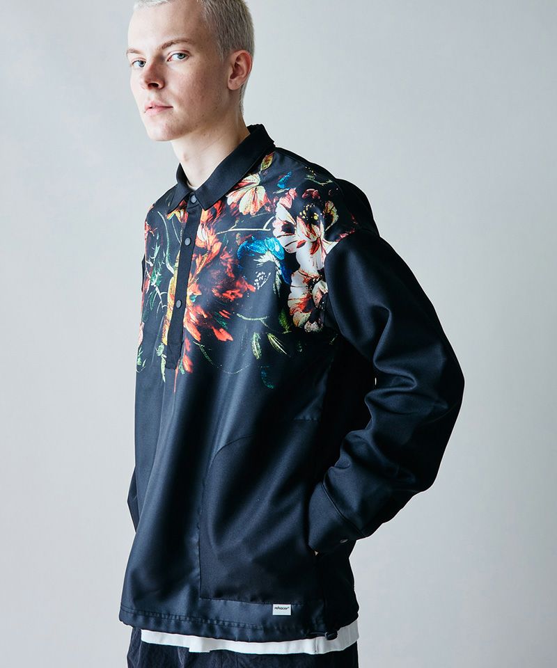 rehacer(レアセル)】Botanical Pullover Shirt プルオーバーシャツ