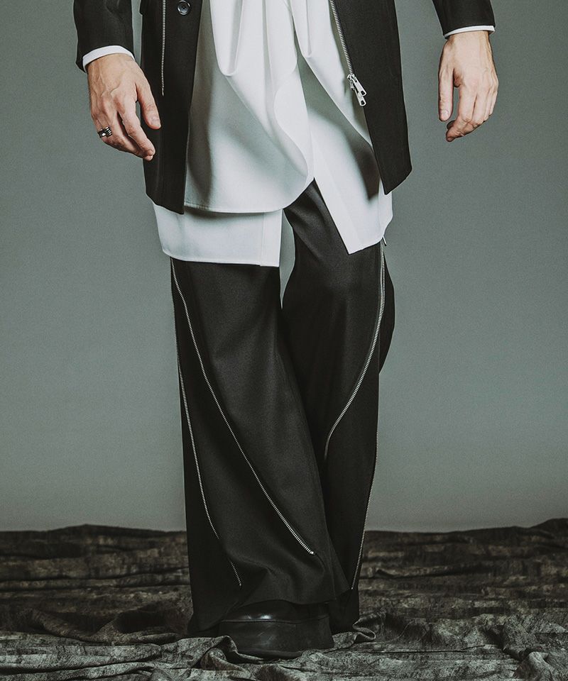 30%OFF【NO ID.(ノーアイディー)】ﾁｪﾝｼﾞﾝｸﾞﾌﾚｱﾄﾗｳｻﾞｰｽﾞ パンツ(457006