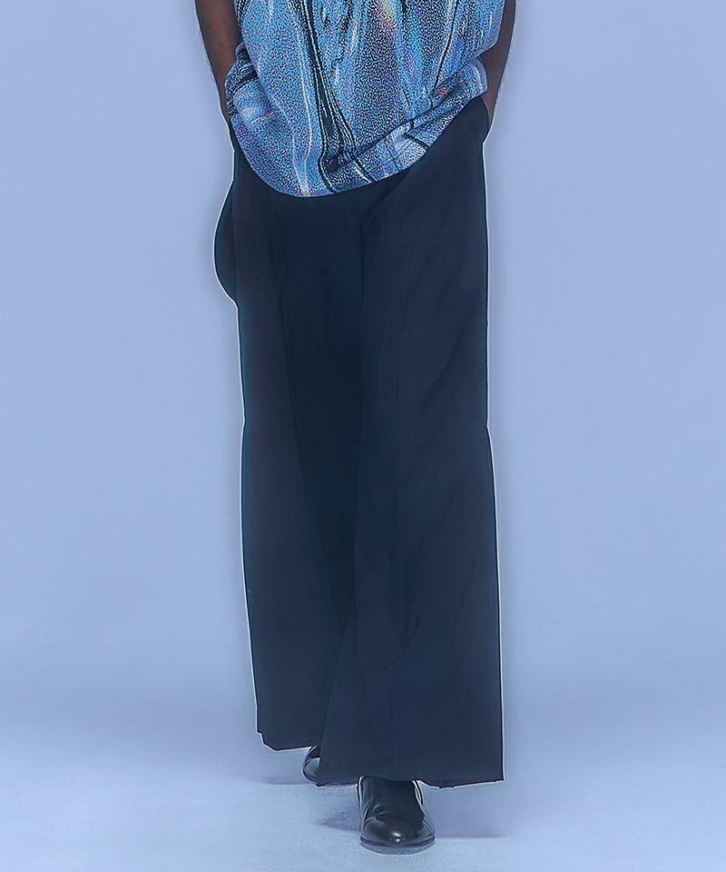 HATRA ハトラ ポリエステルワイドパンツ スラックス hatra(ハトラ) Hak