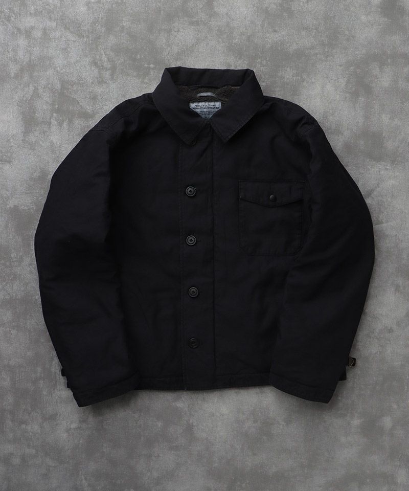 FIDELITY(フィデリティ)】OVER DYE A2 DECK JACKET デッキジャケット