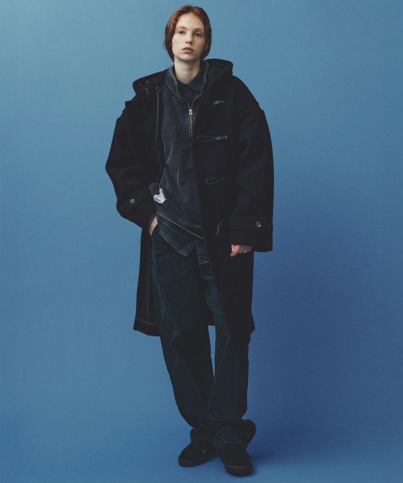 FIDELITY(フィデリティ)】MELTON LOOSE DUFFLE COAT ダッフルコート