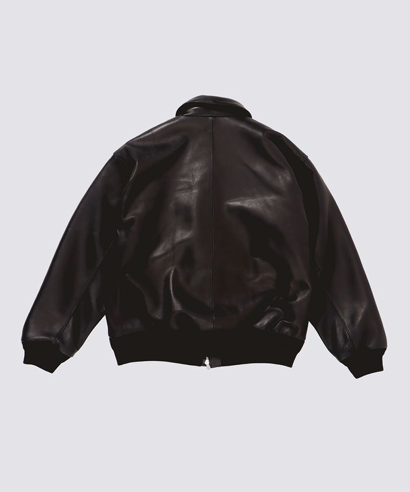 FIDELITY(フィデリティ)】LAMB LEATHER A-2 JKT レザージャケット