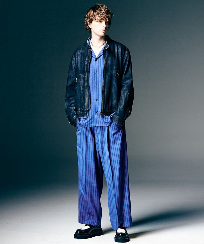 glamb(グラム)】【予約販売4月中旬～下旬入荷】Denim Riders Jacket