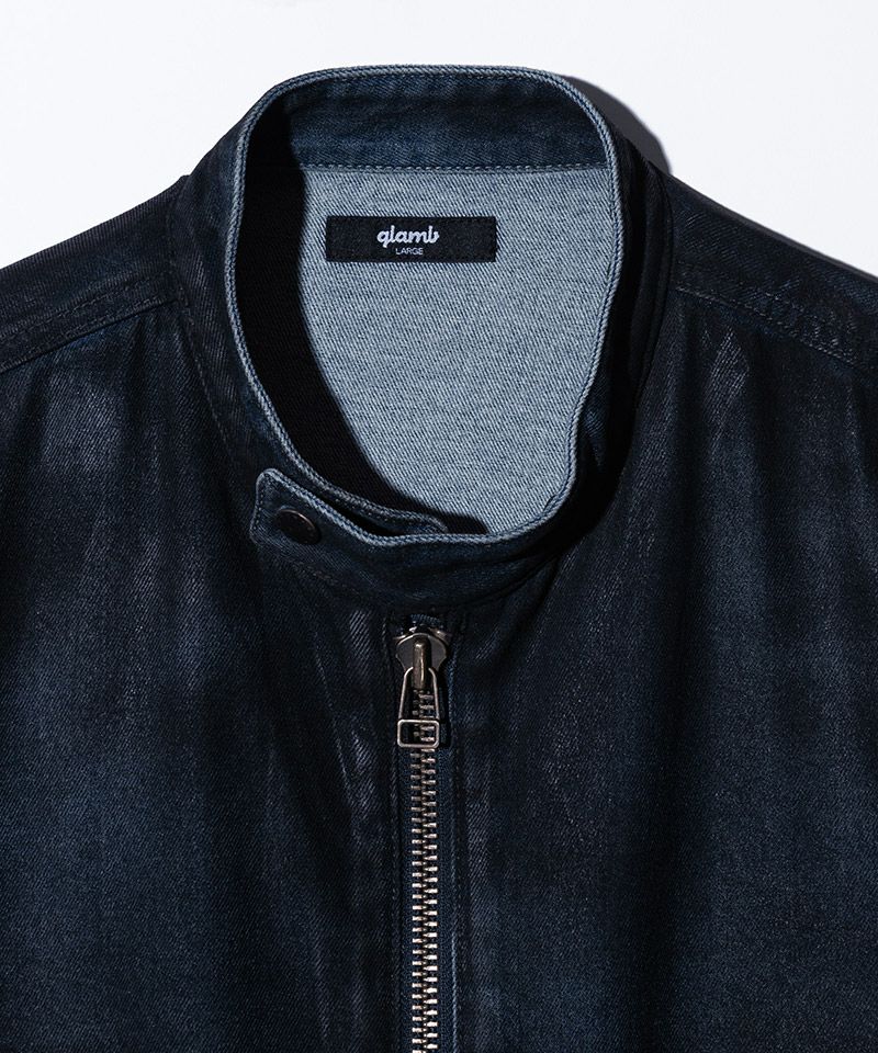 glamb(グラム)】【予約販売4月中旬～下旬入荷】Denim Riders Jacket