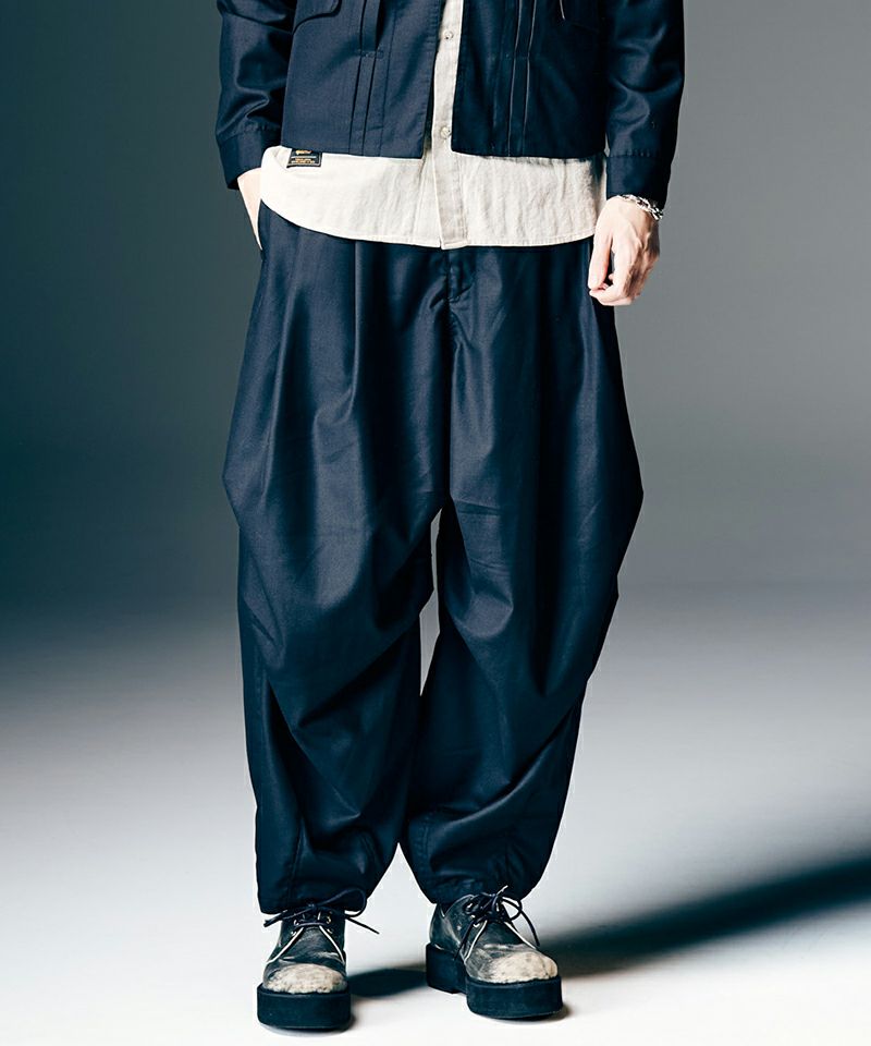 glamb(グラム)】Glen Check Tuck Pants グレンチェックタックパンツ