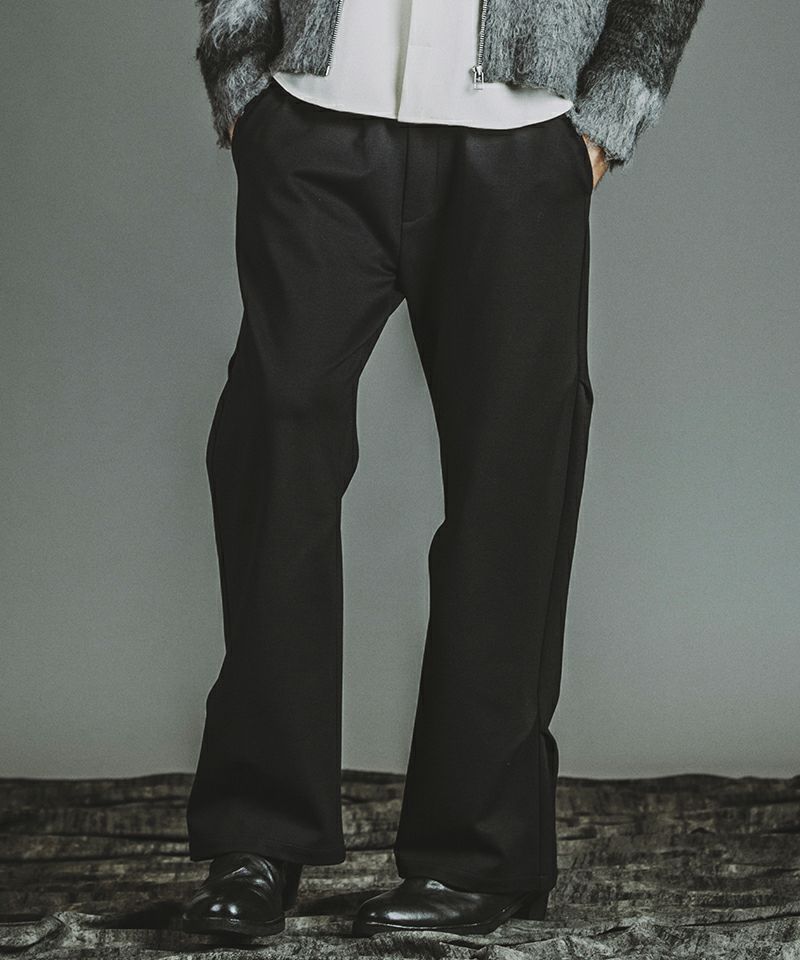 20%OFF【NO ID.(ノーアイディー)】ﾜｲﾄﾞﾚｯｸﾞﾀｯｸﾄﾗｳｻﾞｰｽﾞ パンツ(857006