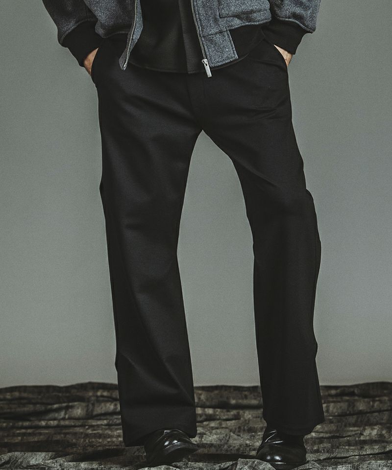 20%OFF【NO ID.(ノーアイディー)】ﾜｲﾄﾞﾚｯｸﾞﾀｯｸﾄﾗｳｻﾞｰｽﾞ パンツ(857006