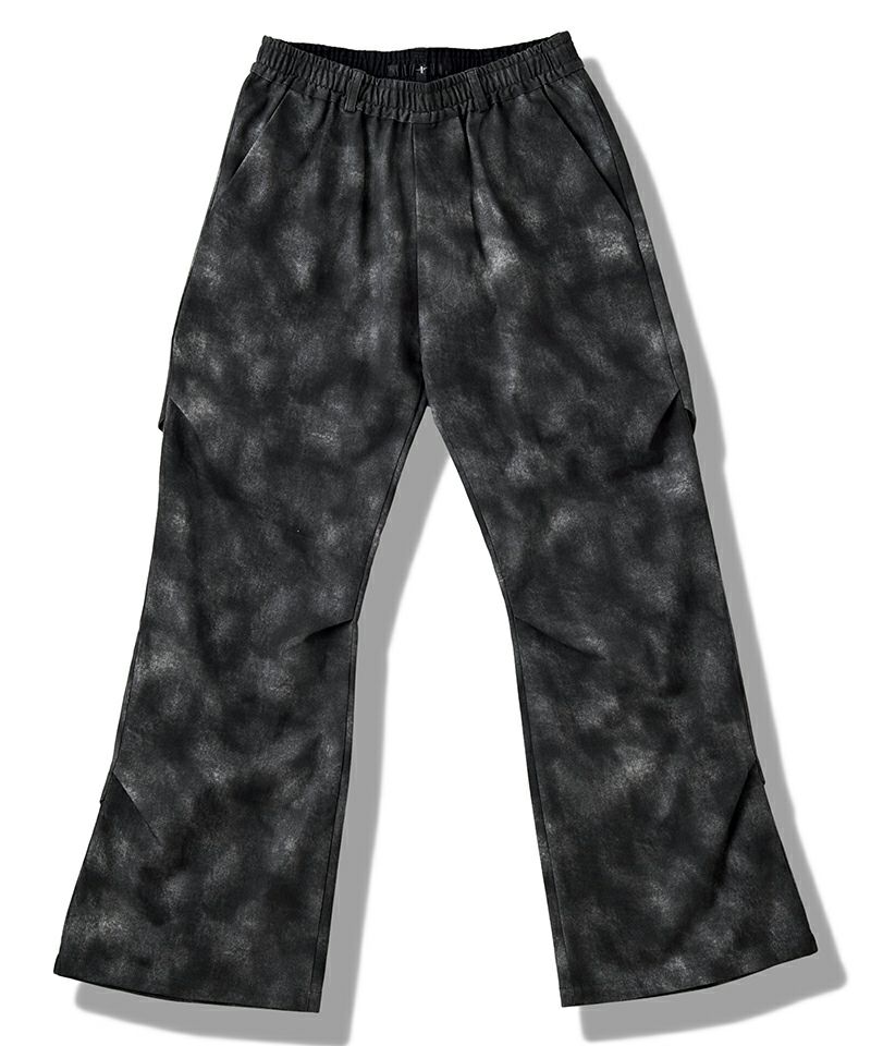 20%OFF【NO ID.(ノーアイディー)】ﾜｲﾄﾞﾚｯｸﾞﾀｯｸﾄﾗｳｻﾞｰｽﾞ パンツ(857006