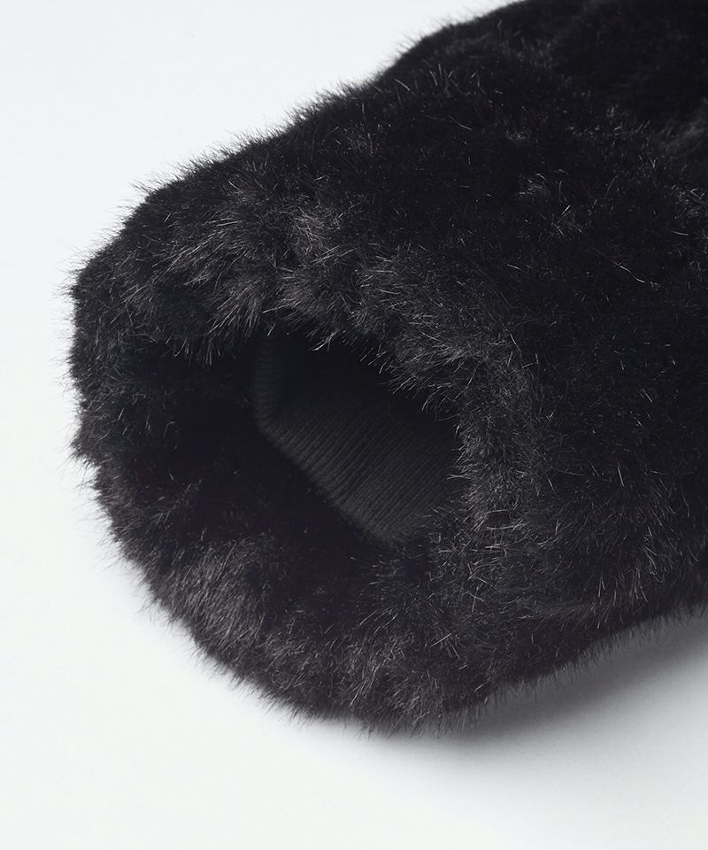 NO ID.(ノーアイディー)】ﾌｪｲｸﾌｧｰBIGﾌｰﾃﾞｯﾄﾞBLZ ブルゾン(857006-377B