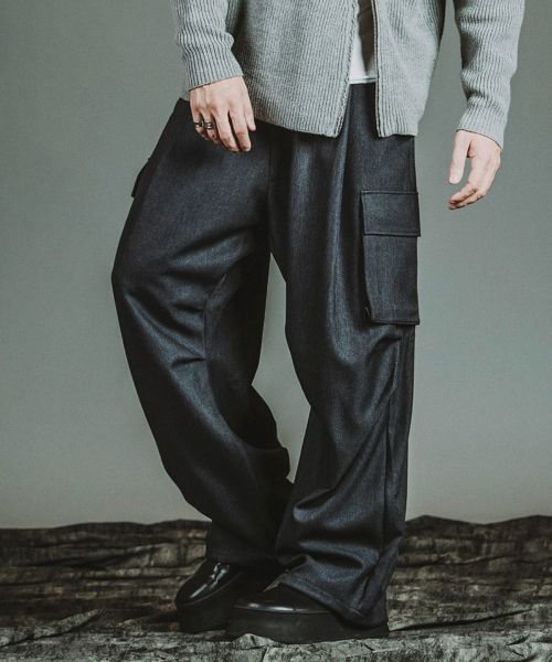 00s unknown レーヨンリネン? イージー ワイド カーゴパンツ Y-3 ワイスリー カーゴパンツ M VENT CARGO PN JI7086 メンズ