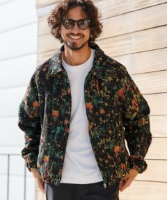 Gobelin Blouson/ゴブランブルゾン イエローM CAMBIO(カンビオ)】【予約販売2月中旬～下旬入荷】 Splash Paint