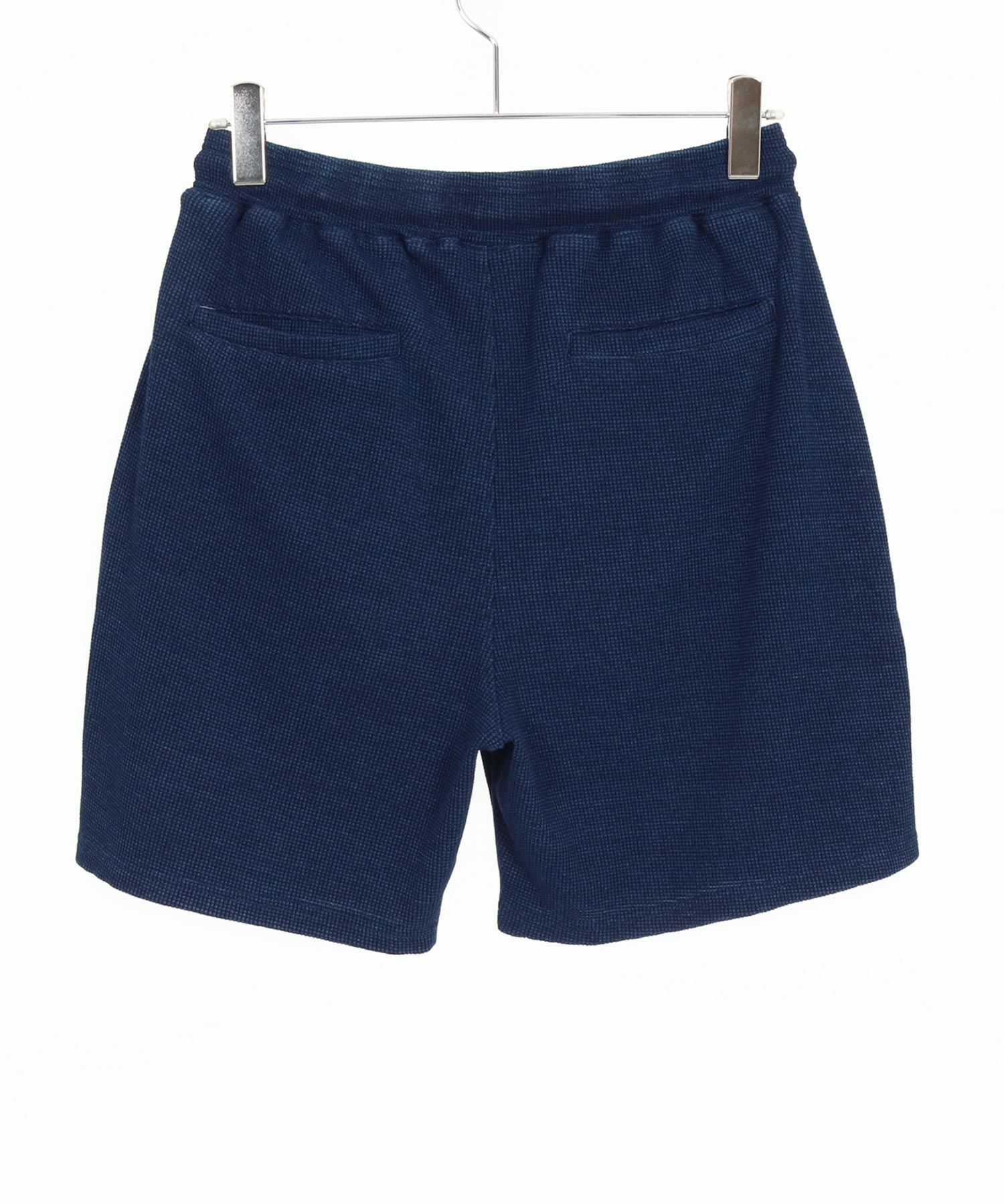 wjk reluxe】【予約販売3月下旬～4月上旬入荷】indigo waffle shorts